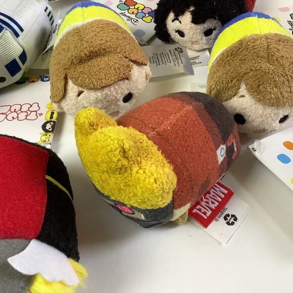 Disney Tsum Tsum Mini Plush Lot of 14 Disney Marvel Disney Store Tsum Tsums NWTs - Picture 11 of 14